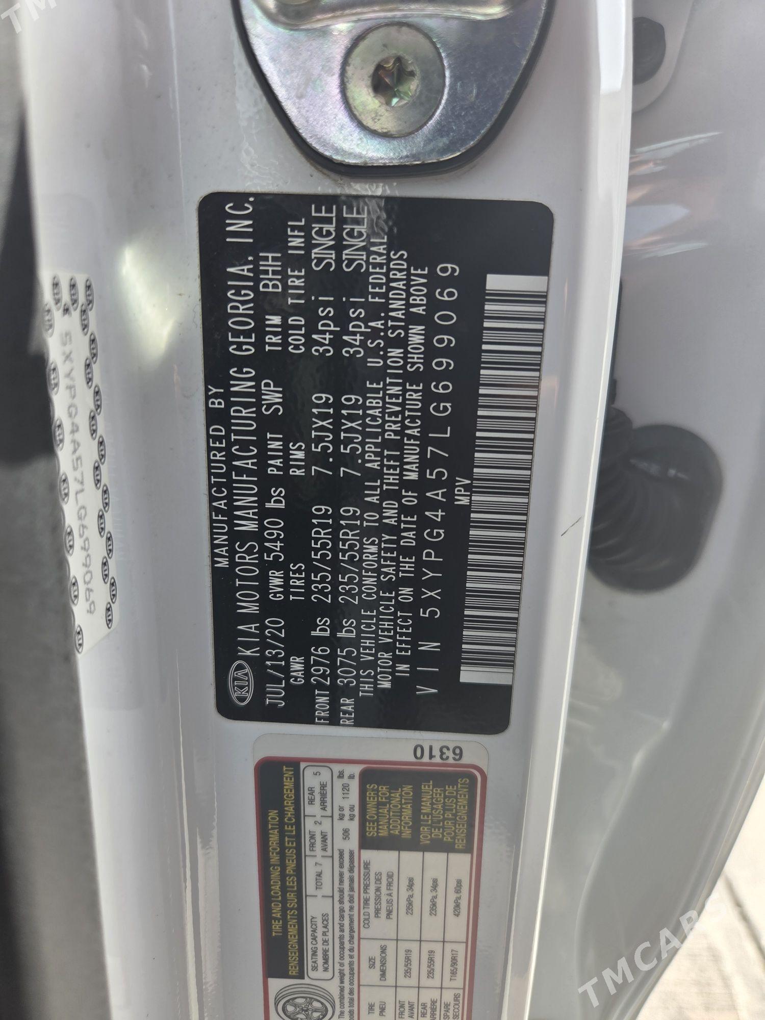 Kia Sorento 2020 - 320 000 TMT - Aşgabat - img 3