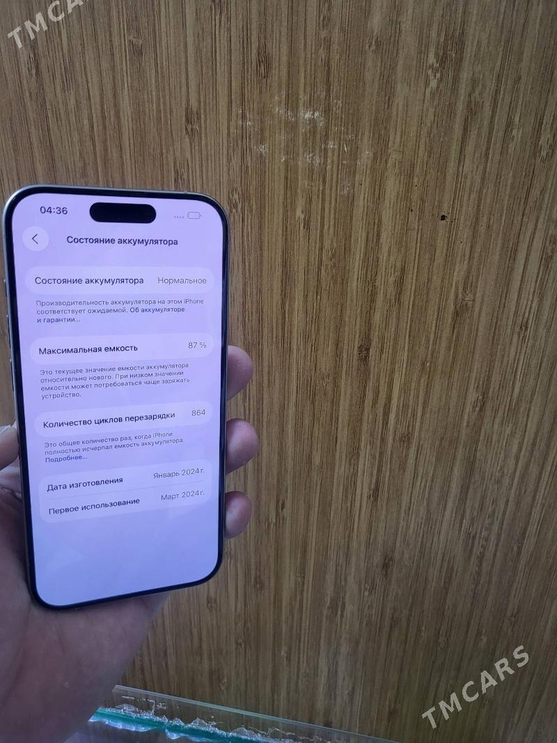 iPhone  15 pro 128 gb - Ашхабад - img 2