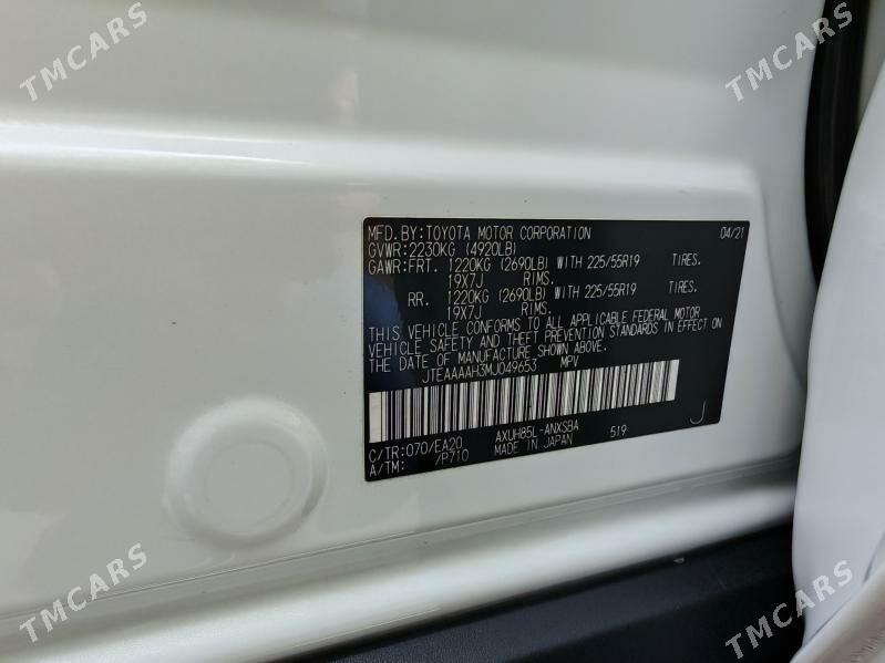 Toyota Venza 2021 - 690 000 TMT - Ашхабад - img 9