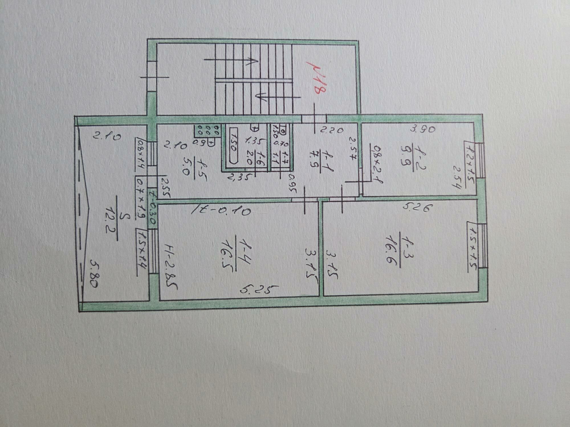 Квартира 30 микр 3 комн - Ашхабад - img 4