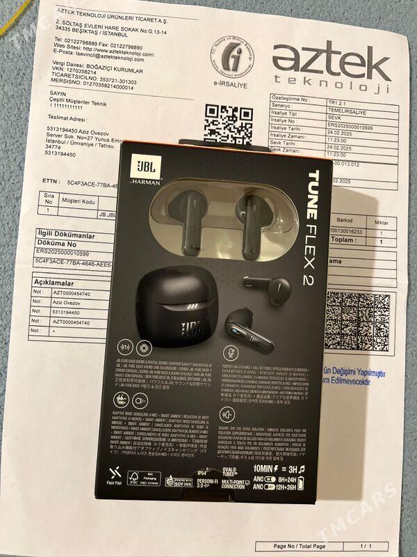 JBL TUNE FLEX 2 taze - Туркменабат - img 1