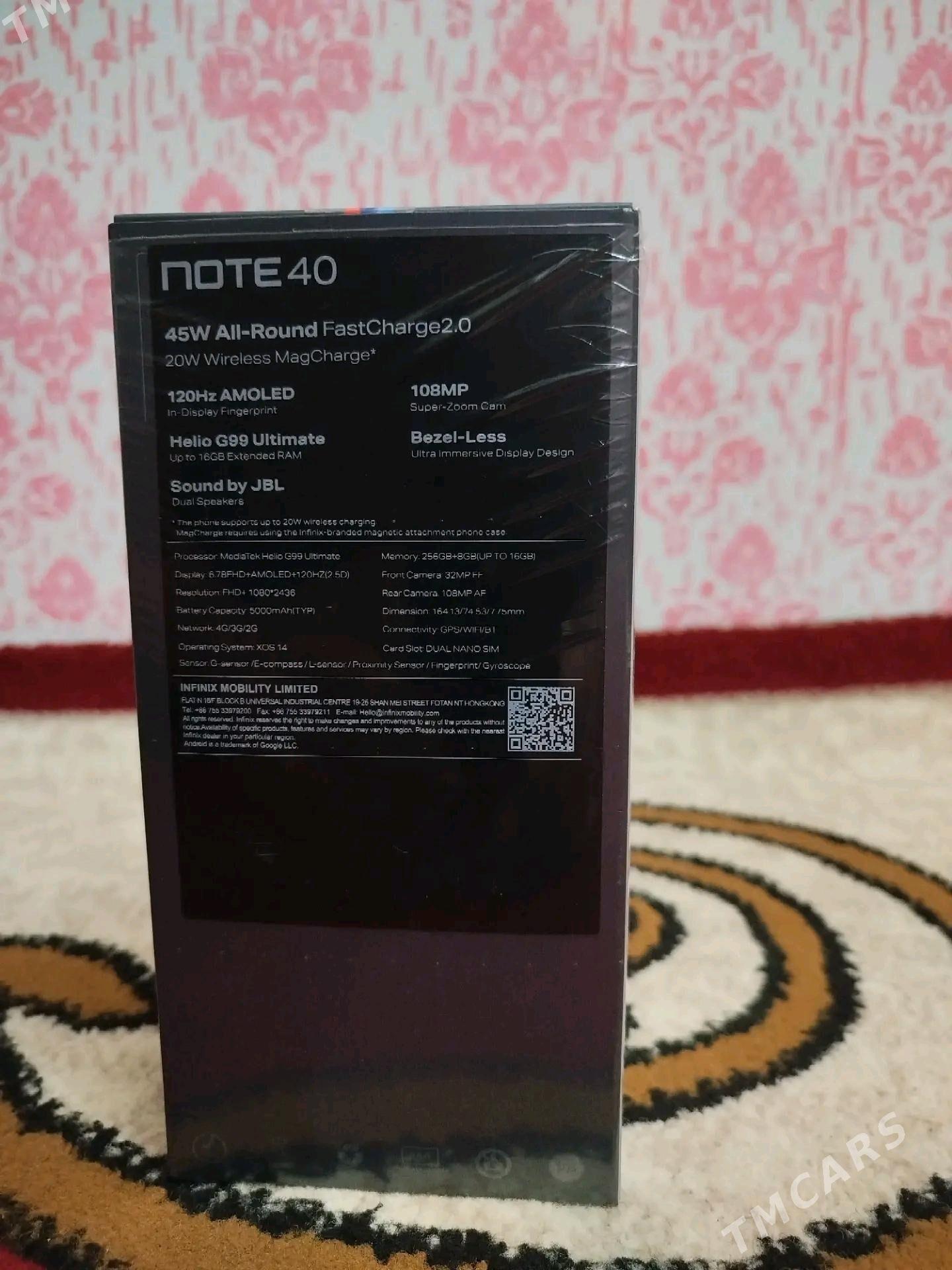 INFINIX NOTE 40 - Дашогуз - img 5