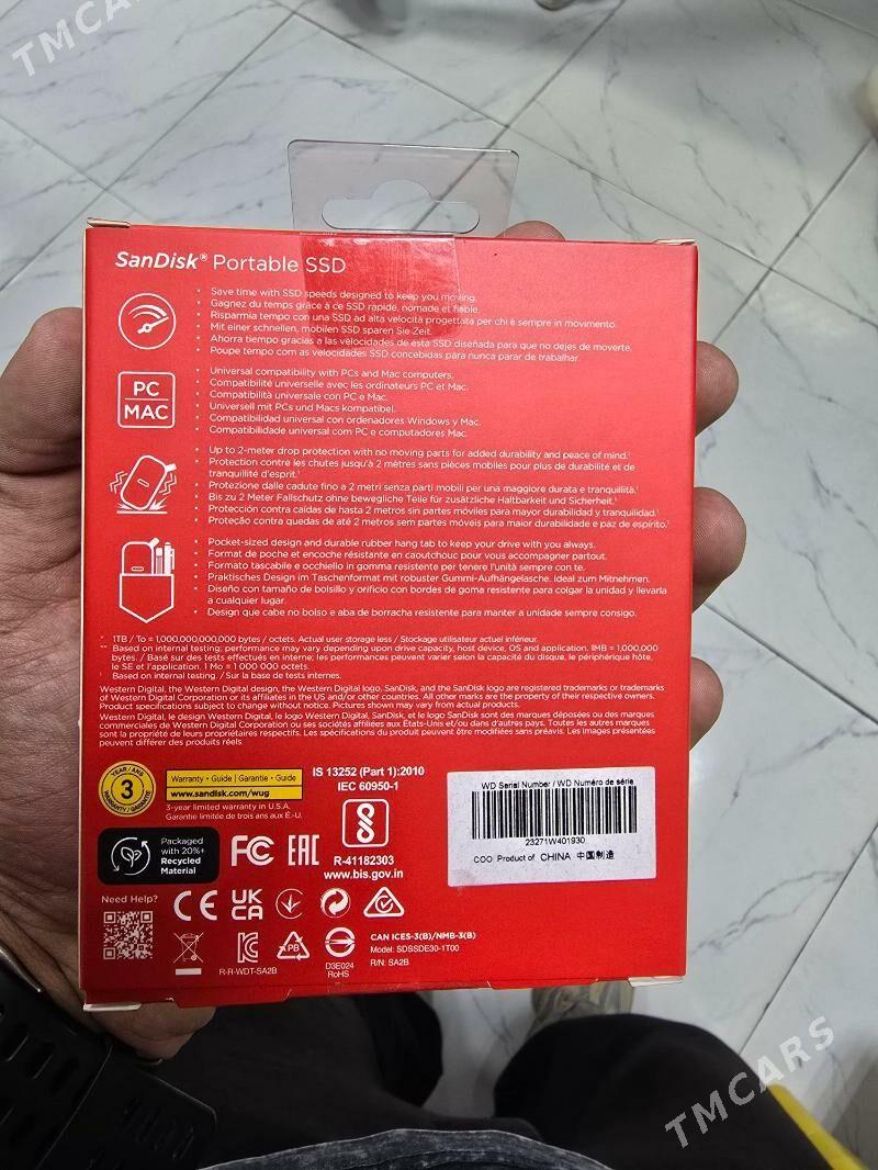 Sandisk ssd  1Tb - Aşgabat - img 4