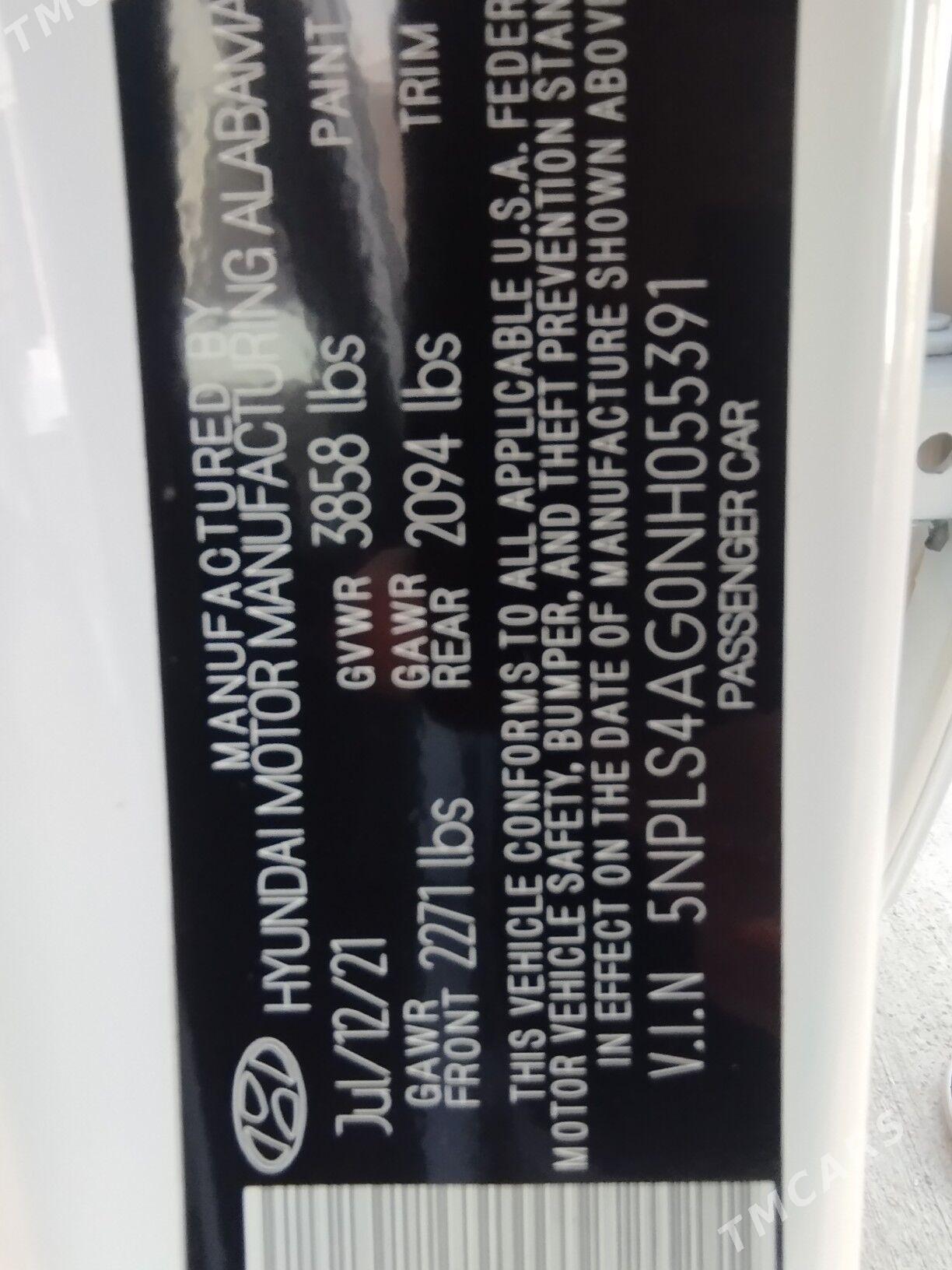 Hyundai Elantra 2022 - 255 000 TMT - Ашхабад - img 5