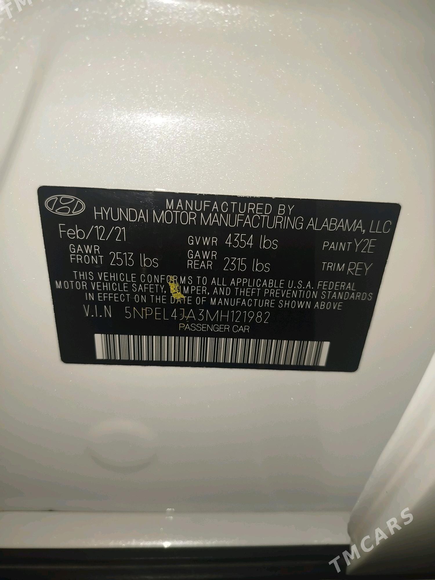 Hyundai Sonata 2021 - 260 000 TMT - Мары - img 7