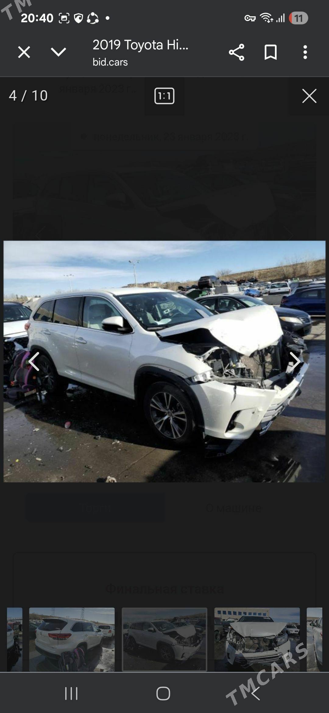 Toyota Highlander 2018 - 430 000 TMT - Дашогуз - img 10