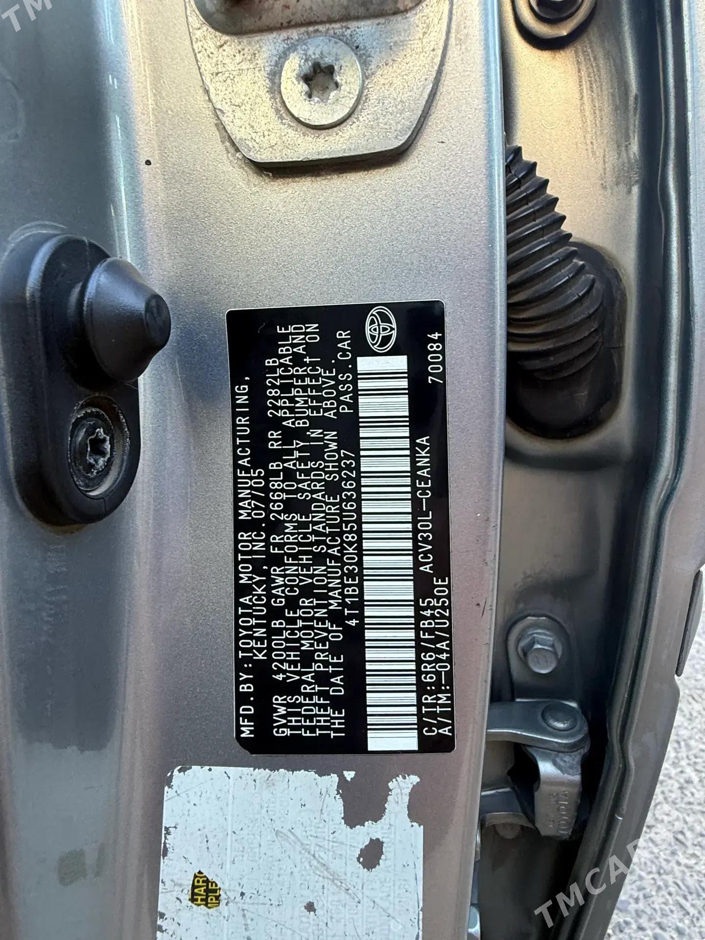 Toyota Camry 2005 - 165 000 TMT - Tejen - img 5