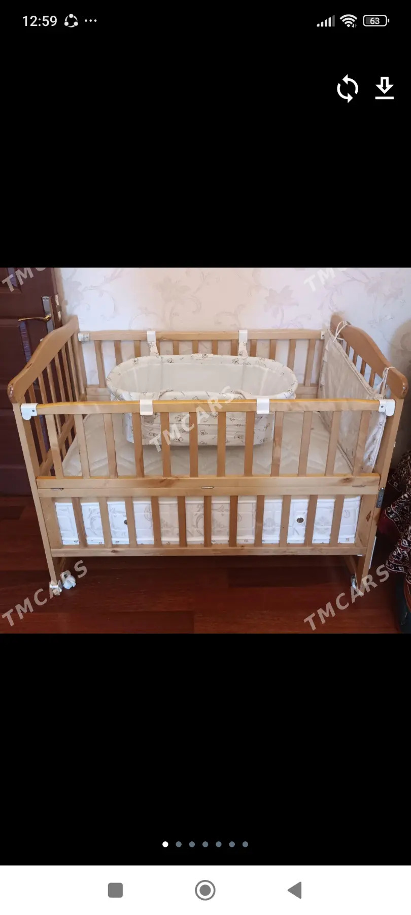 ПРОДАМ КРОВАТКУ-МАНЕЖ✓✓✓ - Büzmeýin - img 4