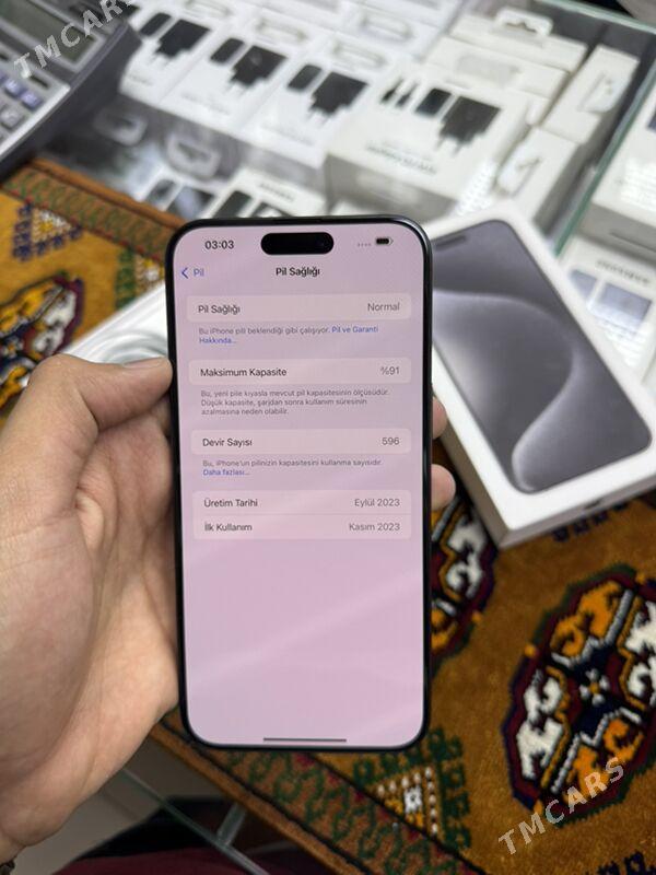 iPhone 15 pro max 256gb 2sim - Garaşsyzlygyň 15 ýyllygy Söwda Merkezi - img 2