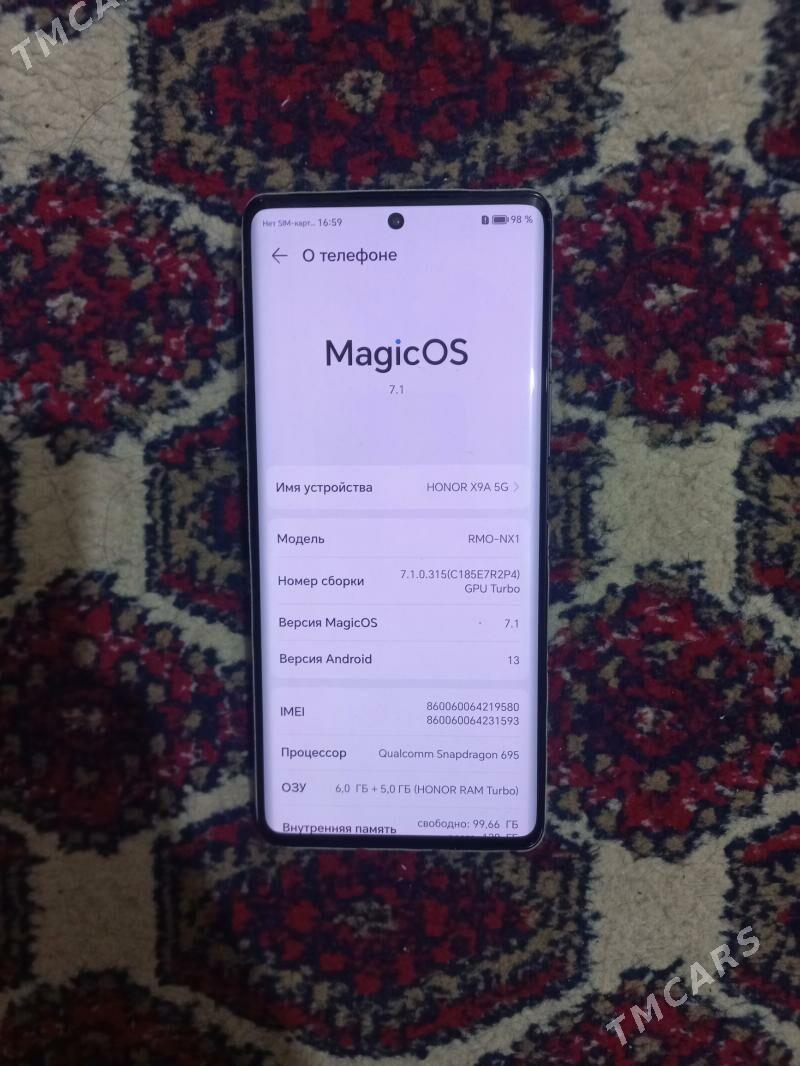 HONOR X9A 5G 6/128 - Дашогуз - img 2