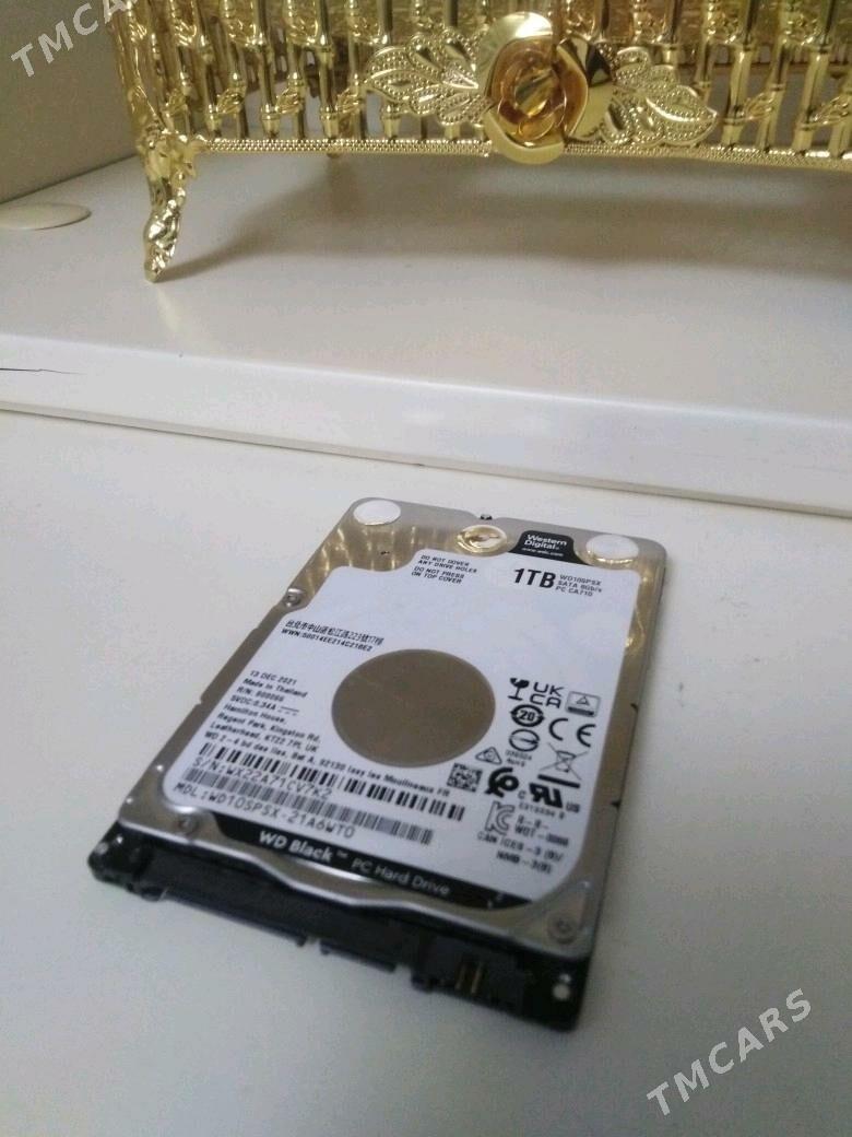 HDD Wd black 1tb 2.5(7200 rpm) - Aşgabat - img 2