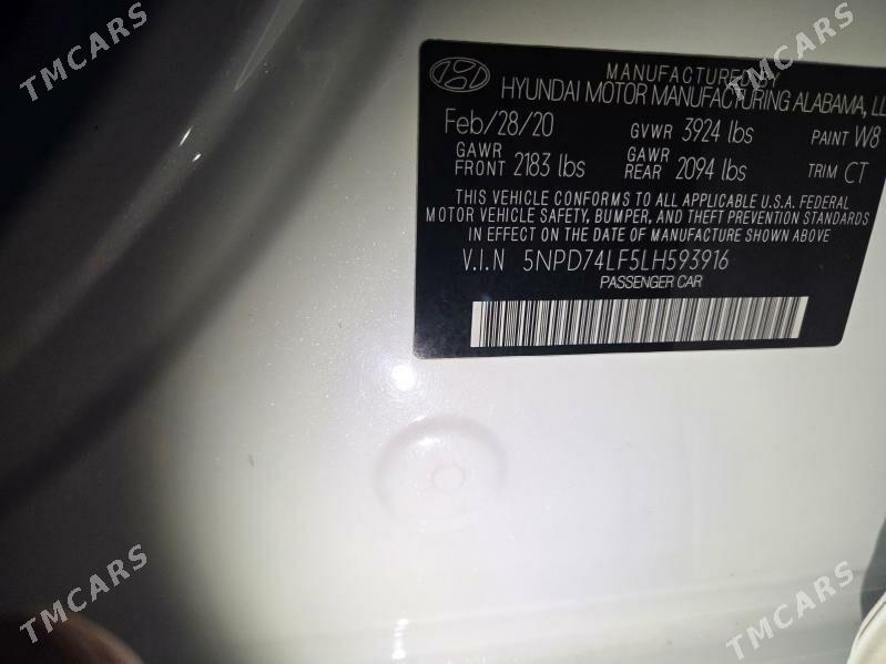 Hyundai Elantra 2020 - 245 000 TMT - Ашхабад - img 7