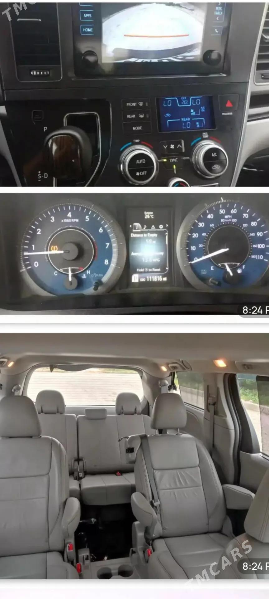 Toyota Sienna 2016 - 460 000 TMT - Ёлётен - img 7