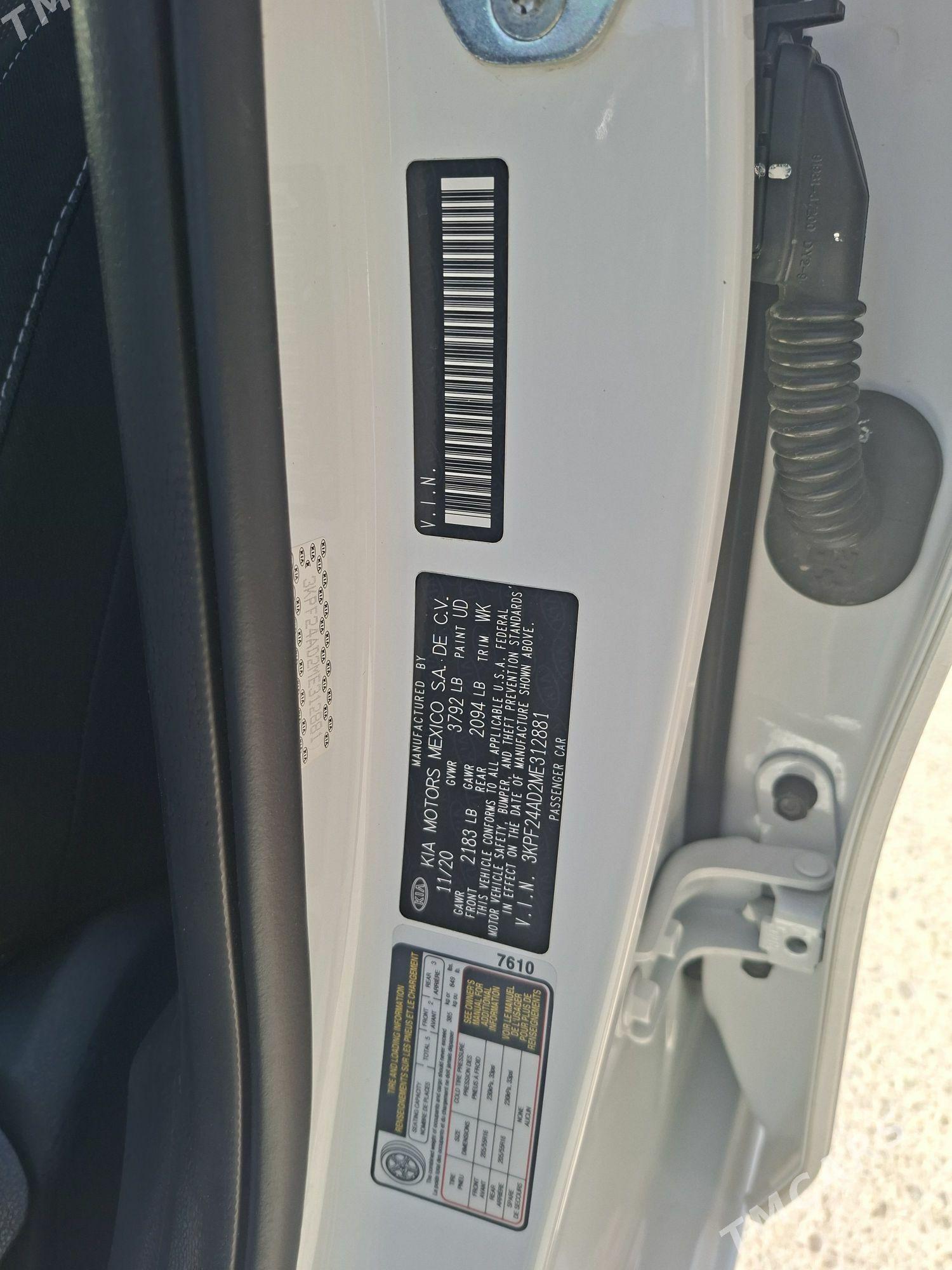 Kia Forte 2020 - 220 000 TMT - Ашхабад - img 6