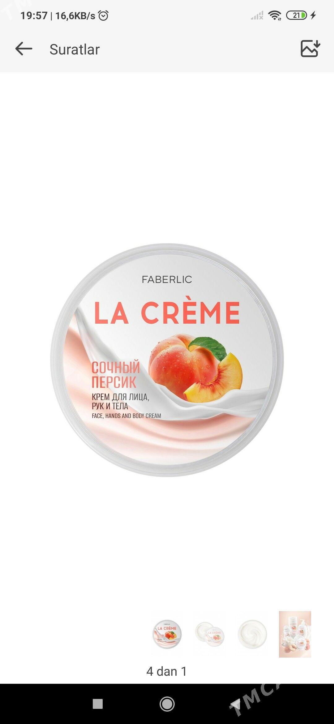 hoş boy ysly krem - Ak bugdaý etraby - img 3