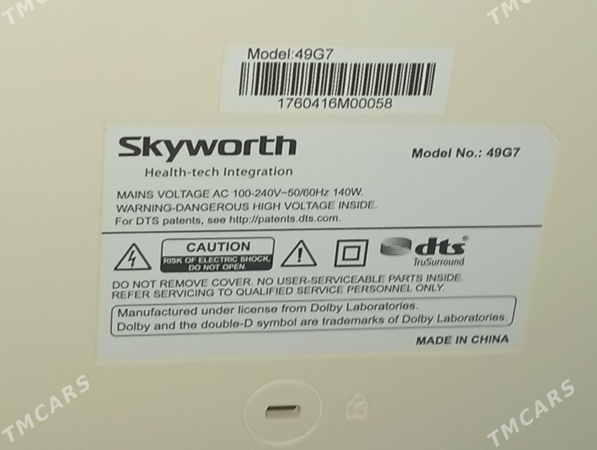 skyworth 49G7 telewizor - Кипджак - img 3