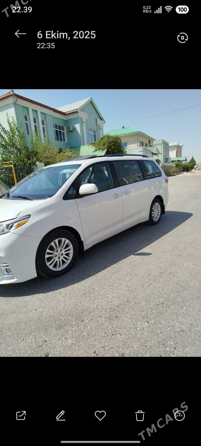 Toyota Sienna 2017 - 400 000 TMT - Туркменабат - img 2