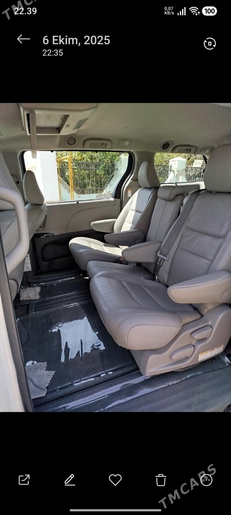 Toyota Sienna 2017 - 400 000 TMT - Туркменабат - img 5