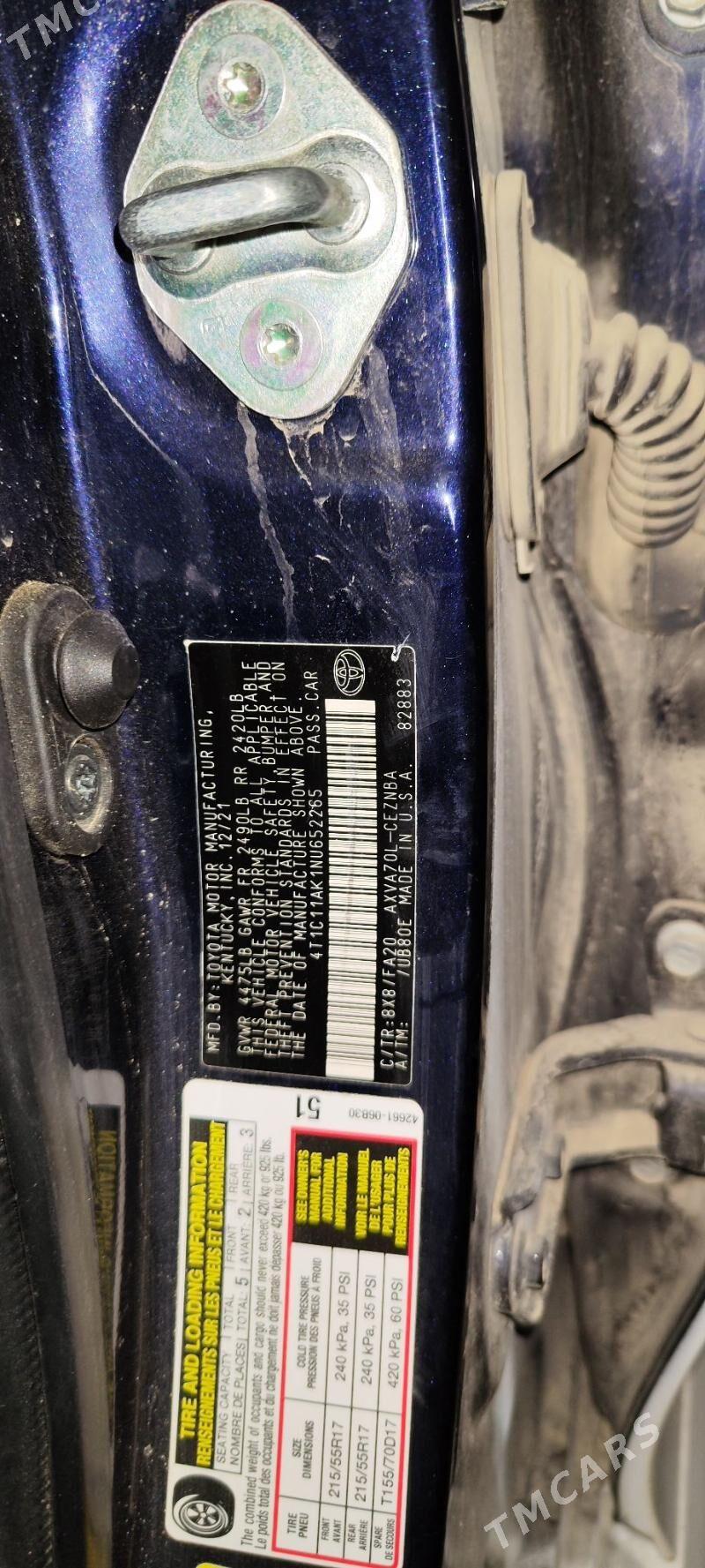 Toyota Camry 2021 - 240 000 TMT - Мары - img 4