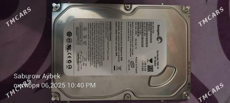 zostki disk 80 Gb Beko - Çärjew - img 2