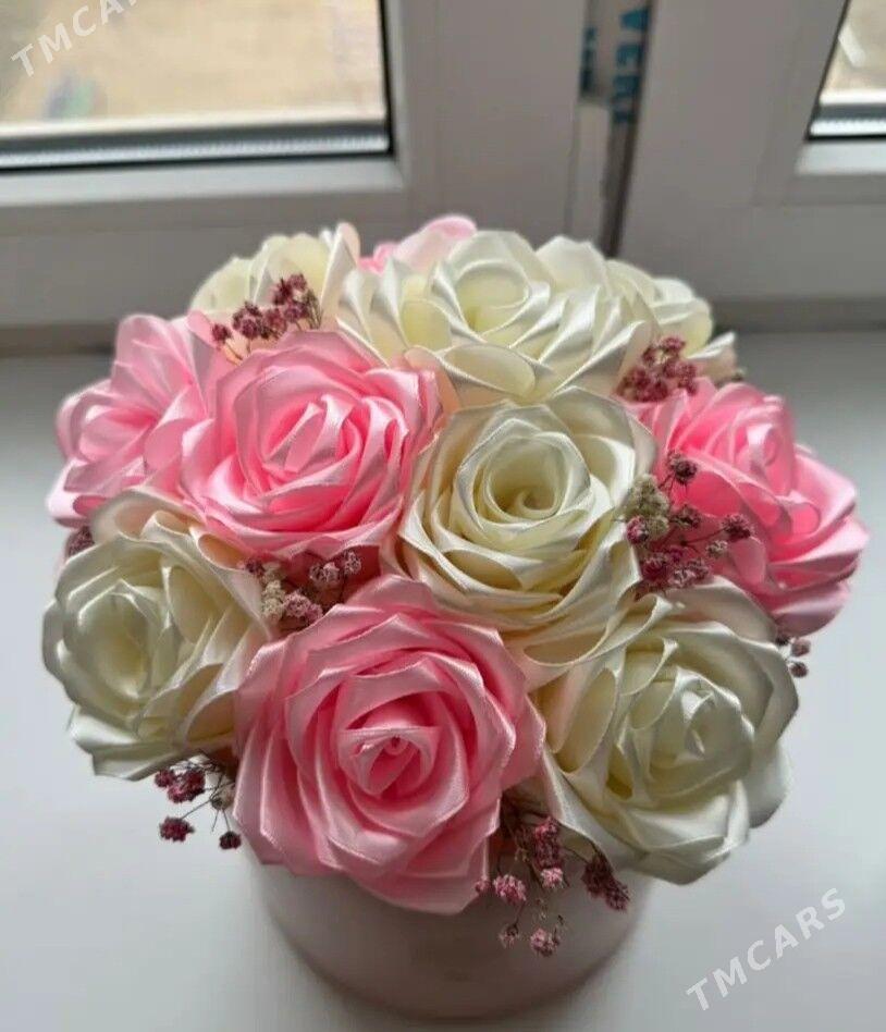 Цветы из лент - Балканабат - img 4