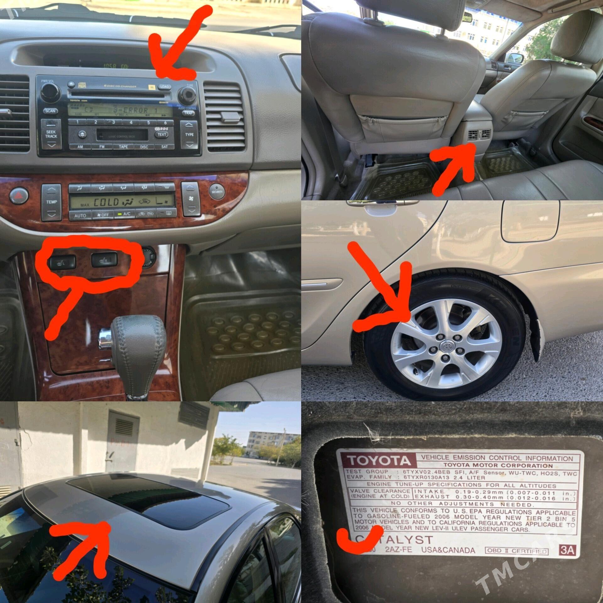 Toyota Camry 2005 - 250 000 TMT - Ашхабад - img 11