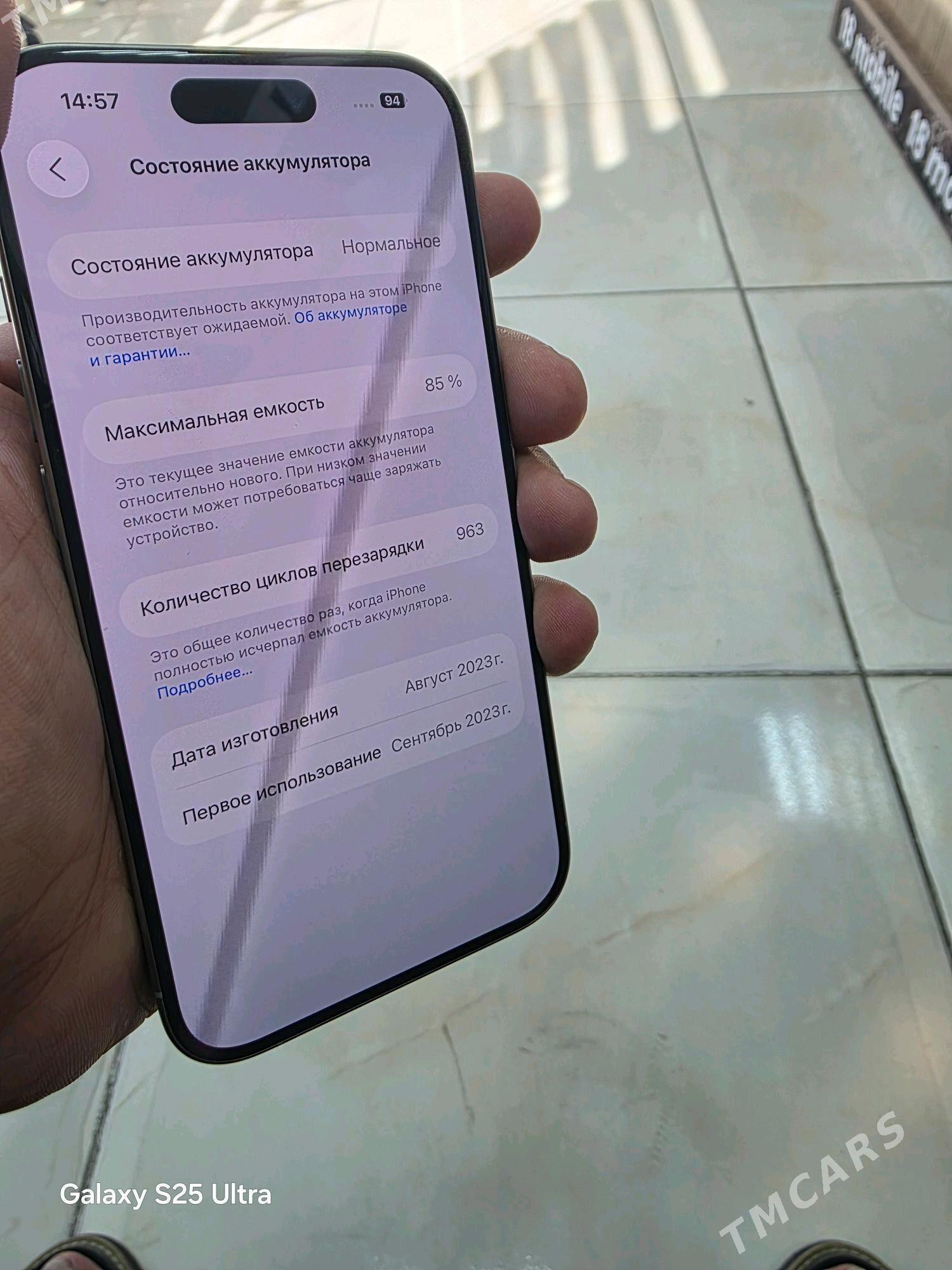 Iphone 15 Pro 256lyk Z/AA - Aşgabat - img 3