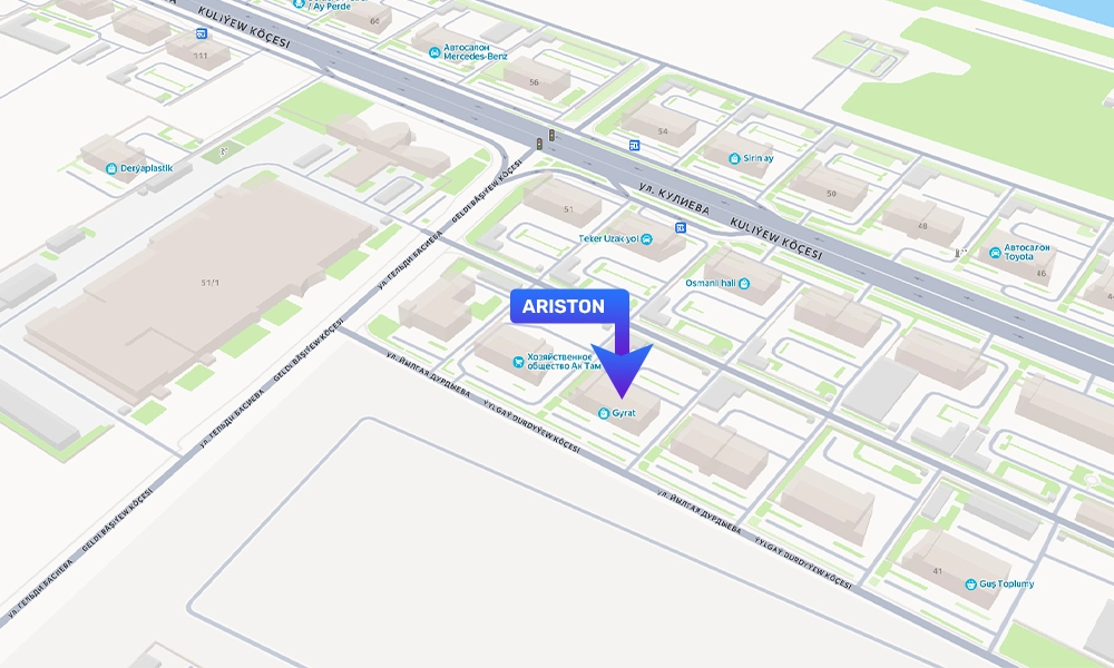 Ariston Obýezdnoý Map Location