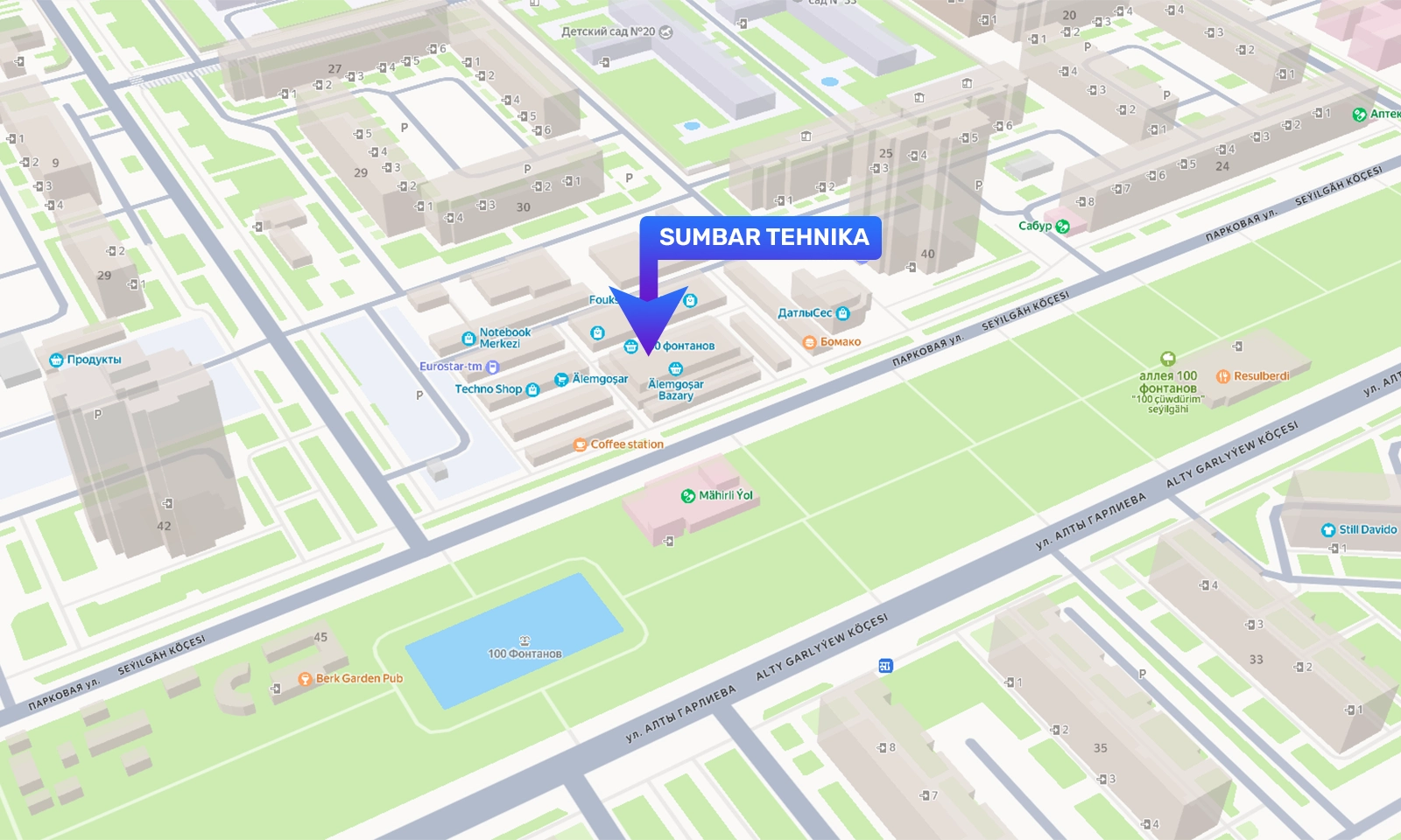 Sumbar tehinka Map Location