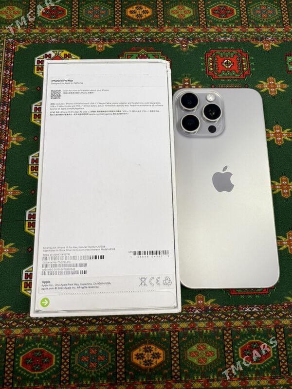 iphone 15 pro max 512GB Z/AA - Aşgabat - img 6