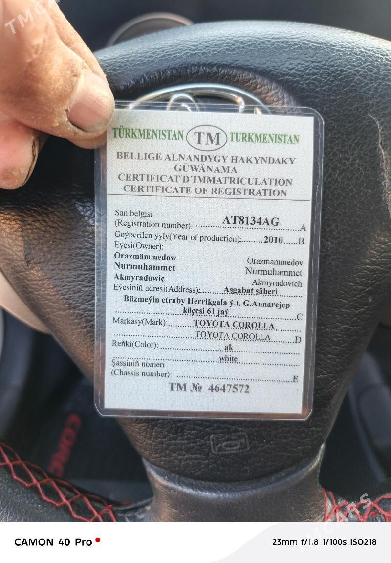 Toyota Corolla 2010 - 149 000 TMT - Aşgabat - img 3