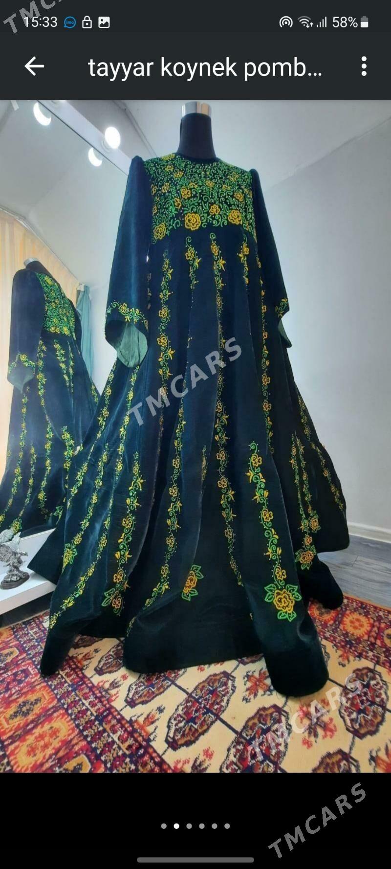 Pombah koynek 6 metrdan yashyl - Ашхабад - img 1