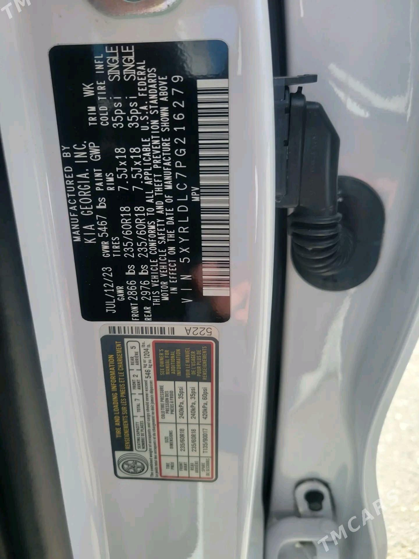 Kia Sorento 2023 - 550 000 TMT - Ашхабад - img 5