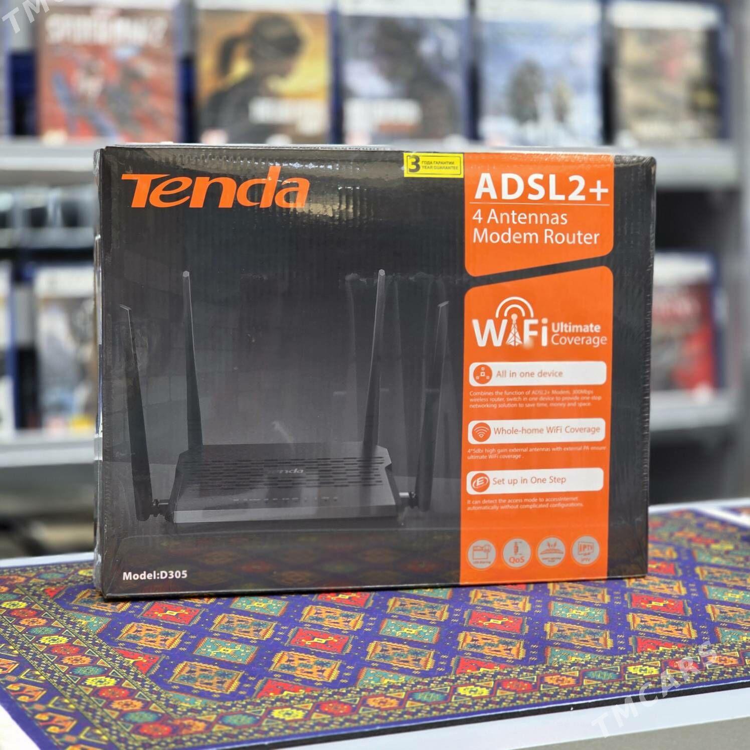 Tenda router wifi rotr d305 - Ашхабад - img 2