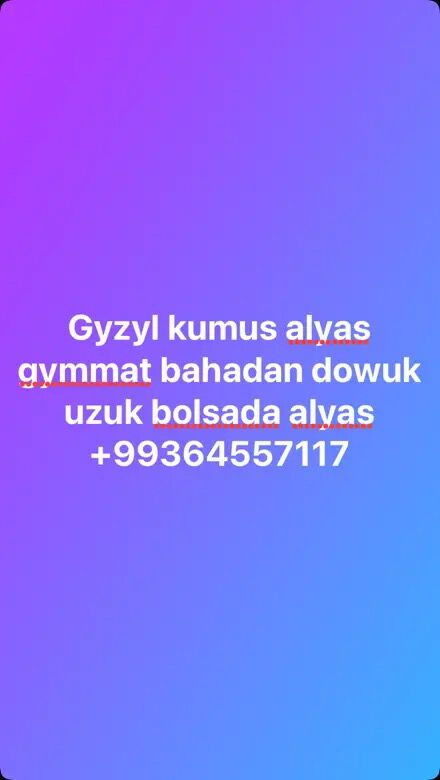 gyzyl kumus alyan - Aşgabat - img 3