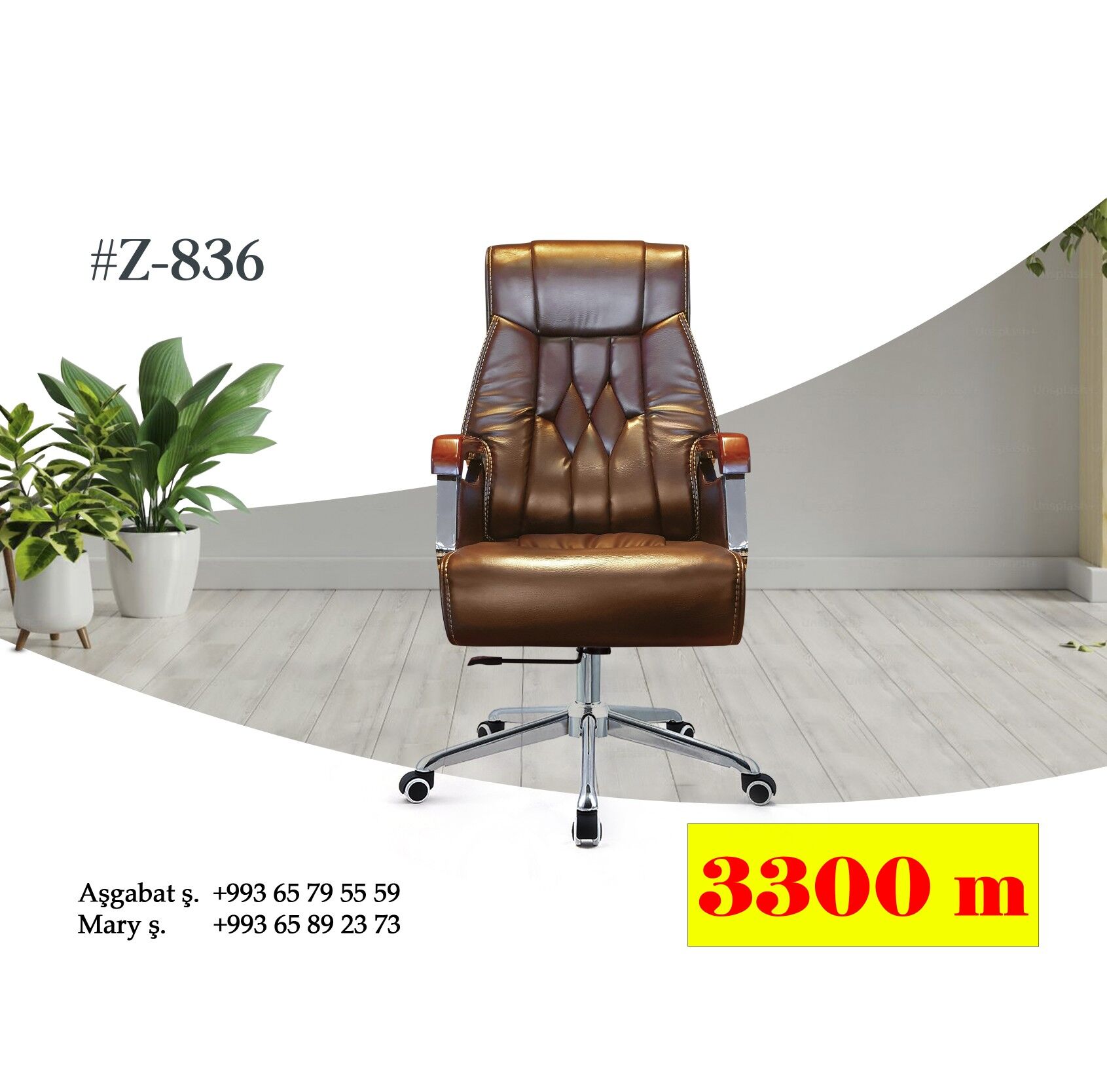 Ofis üçin kreslo кресло для оф - Aşgabat - img 9