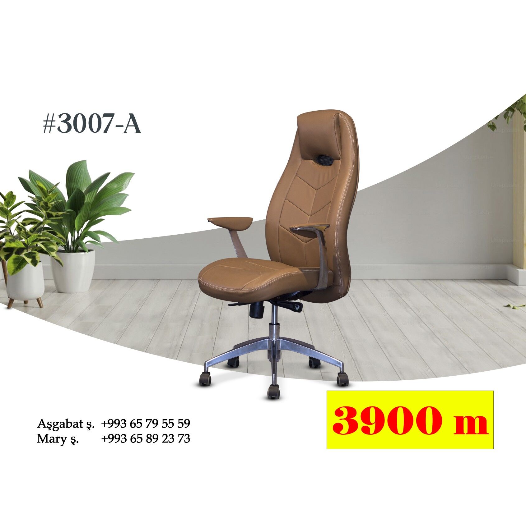 Ofis üçin kreslo кресло для оф - Aşgabat - img 6