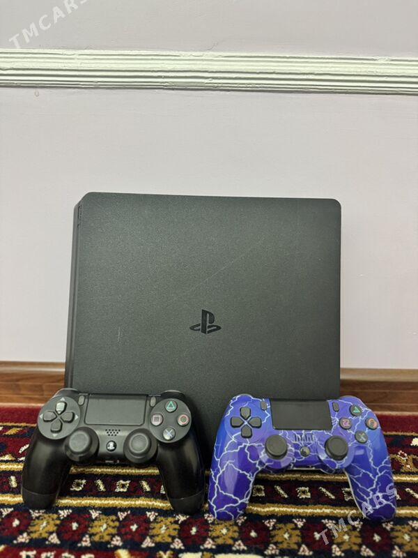 play station 4slim 1 tb - Ашхабад - img 1