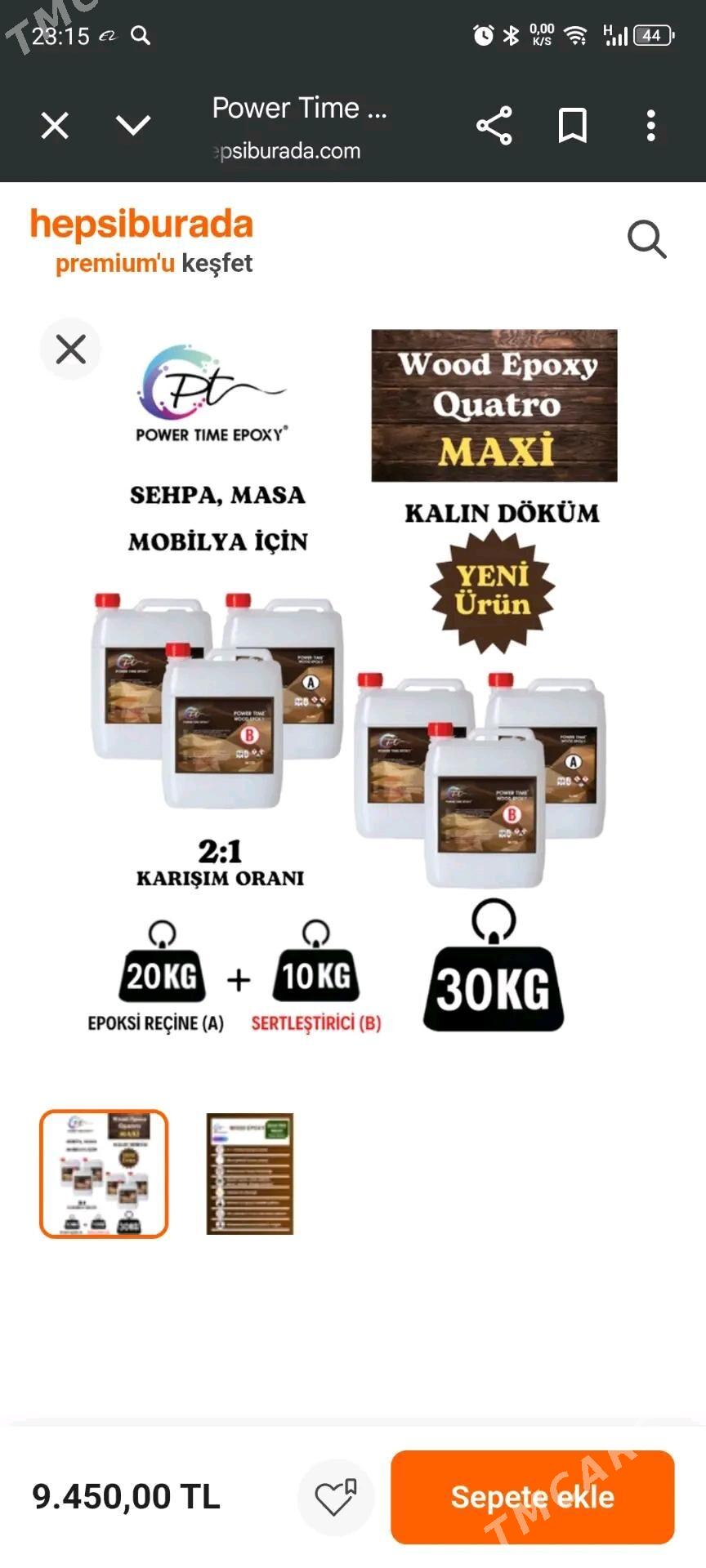 Epoksid, Эпоксидная смола,Коле - Туркменабат - img 3