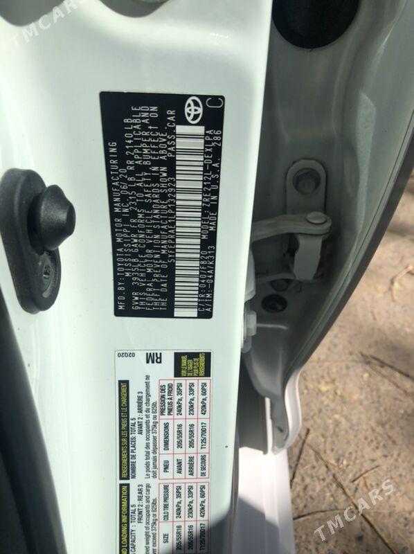 Toyota Corolla 2020 - 250 000 TMT - Atatürk köç. - img 1