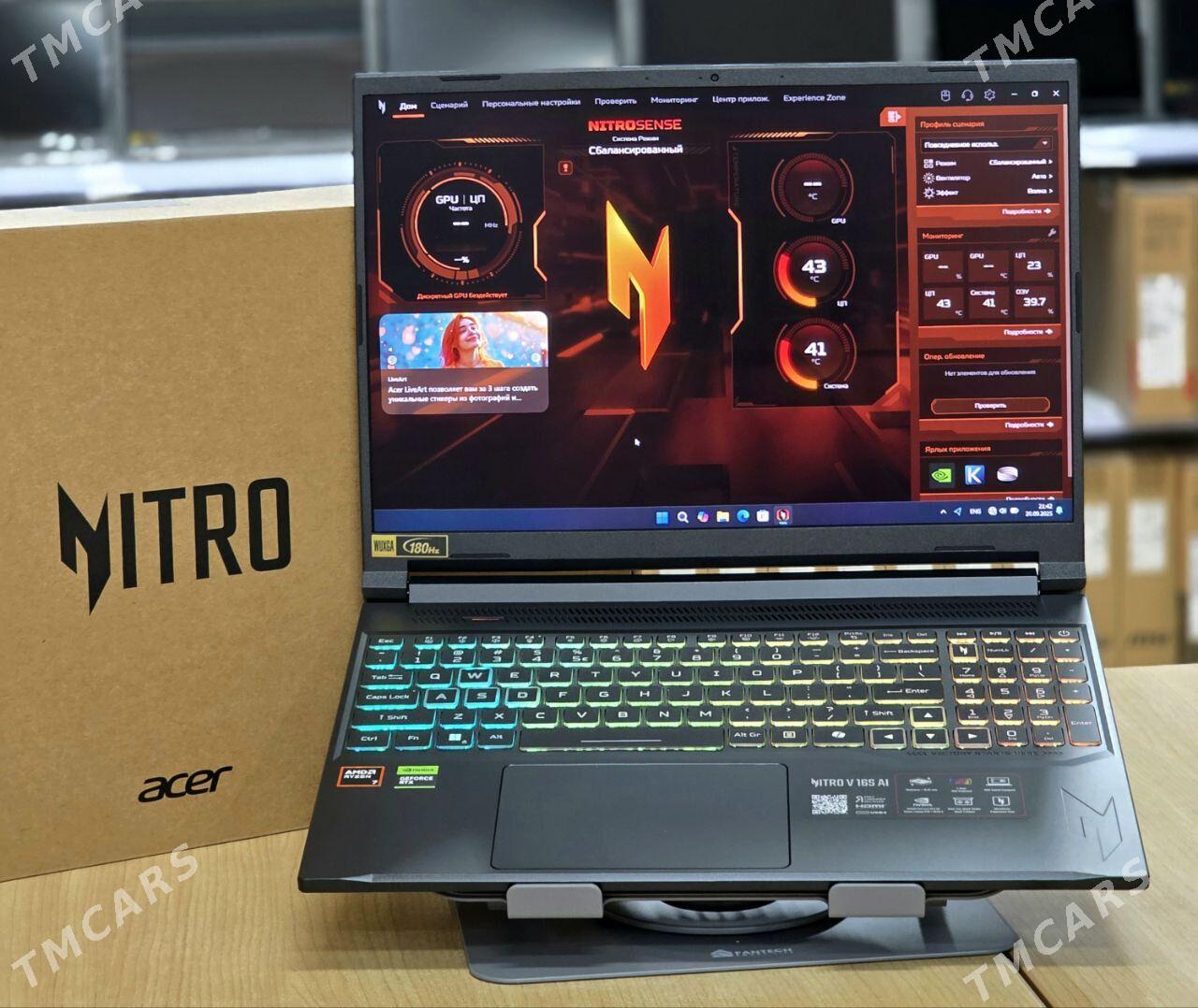 RTX 5060/64-RAM/Ryzen 7/Nitro - Ашхабад - img 10