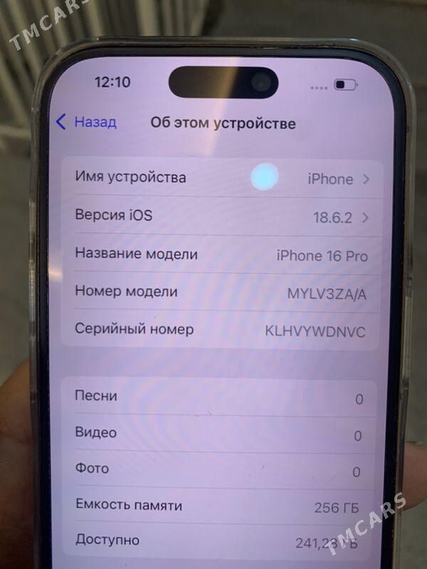 iphone 16pro 256gb 2sim - Aşgabat - img 3
