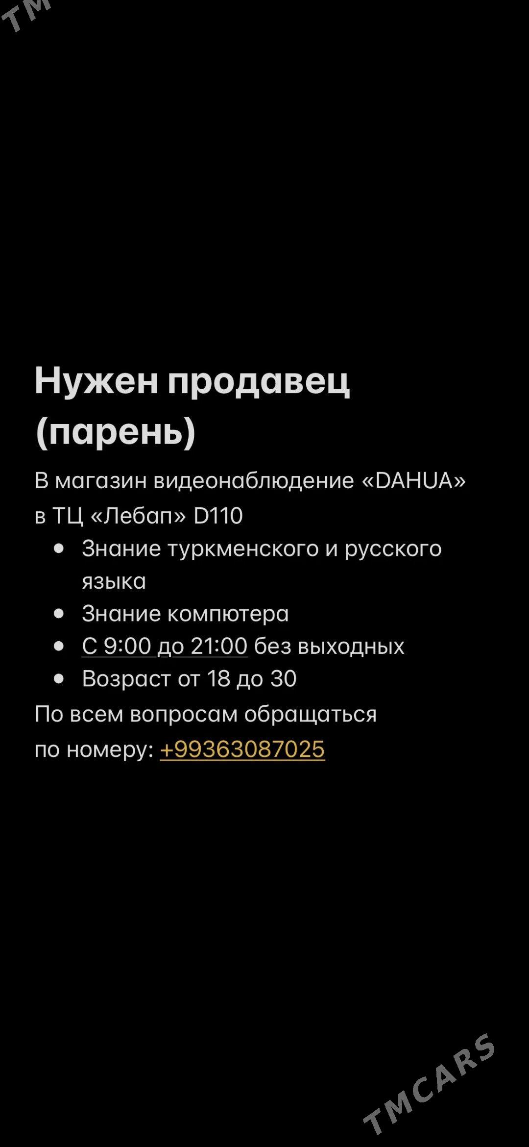 isci gerek - Türkmenabat - img 1