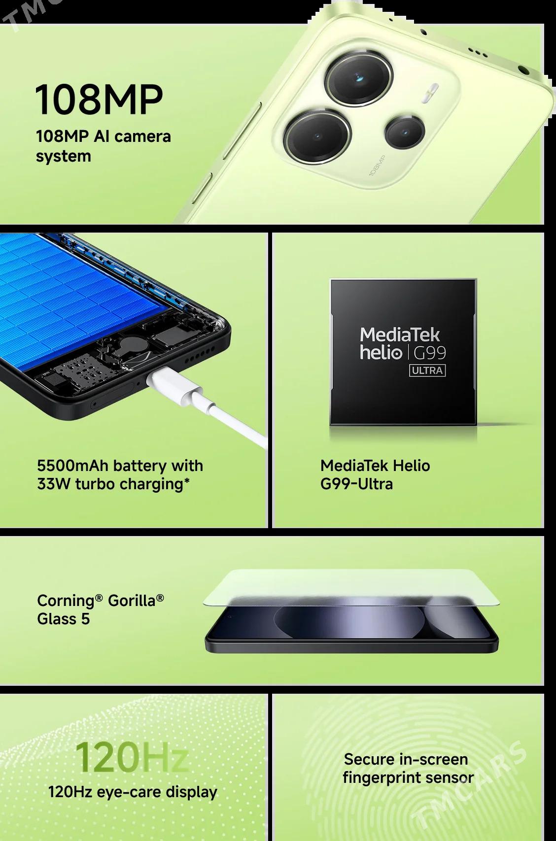 KREDIT 6AY REDMI NOTE 14 - Ашхабад - img 6