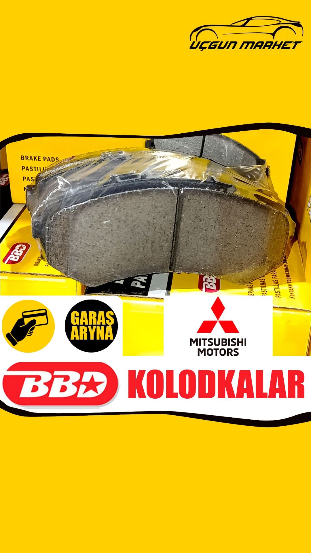 BBD KOLODKA MITSUBISHI КОЛОДКИ - Büzmeýin - img 1