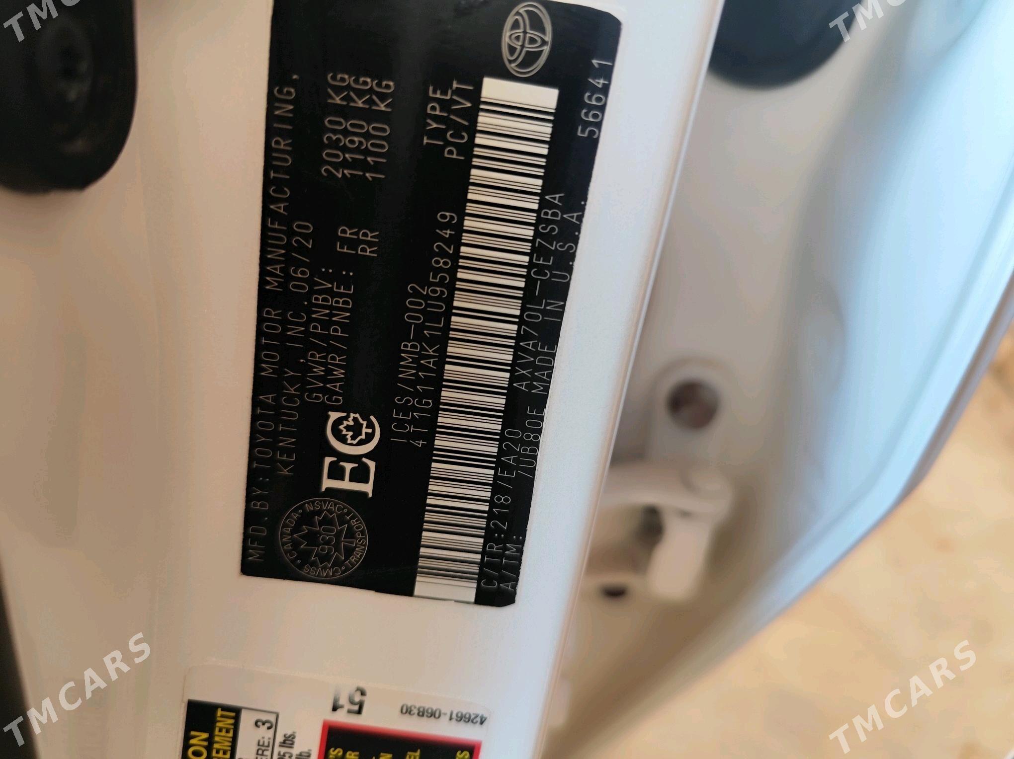 Toyota Camry 2020 - 320 000 TMT - Халач - img 7