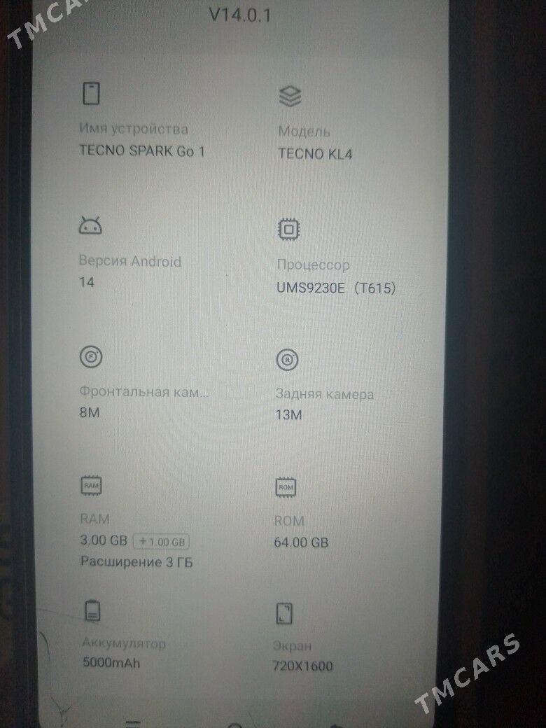 tecno spark go1 - Дашогуз - img 2