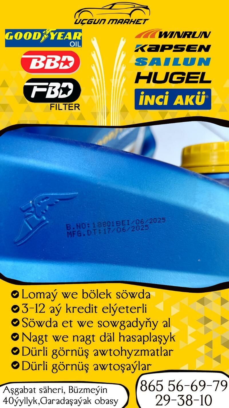 TAZE GOOD YEAR 10W-40 YAG МАСЛО - Büzmeýin - img 2