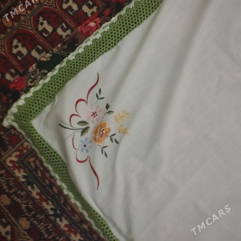 скатерть кружевная расшитая - Туркменабат - img 5