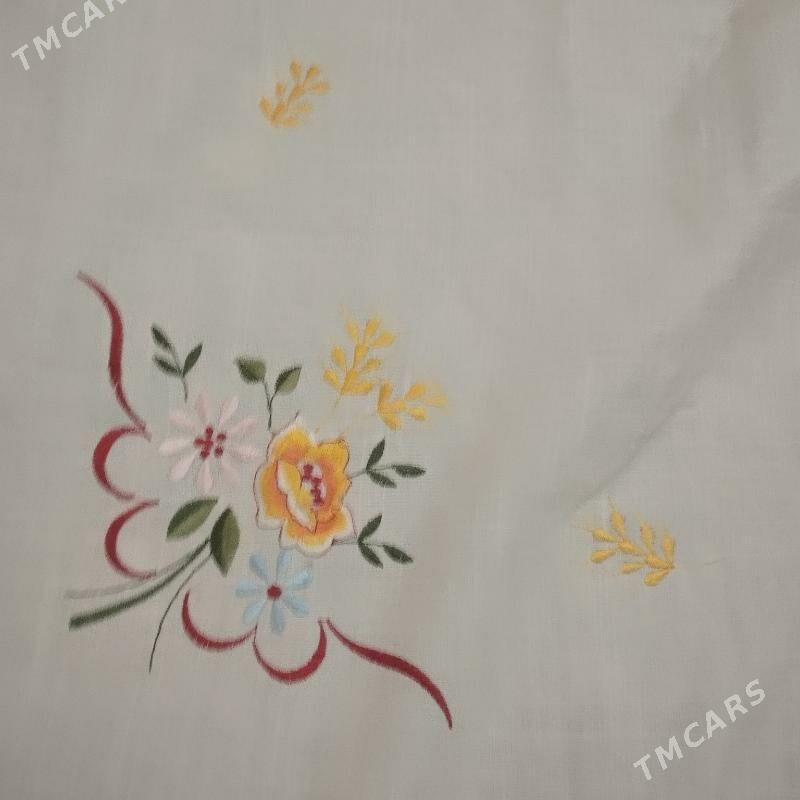 скатерть кружевная расшитая - Туркменабат - img 4